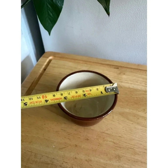 Vintage ceramic brown small pot - Picture 3 of 6